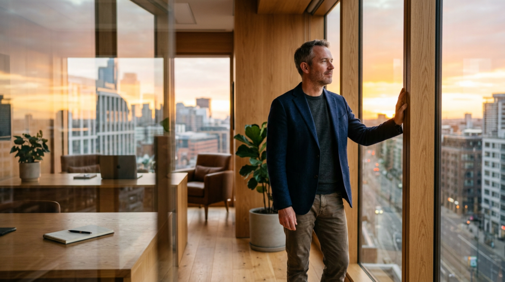 Ondernemer laat emotioneel los na de verkoop van zijn bedrijf en kijkt hoopvol naar de toekomst